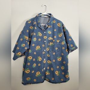 Short sleeve 🌎 🌻 button down